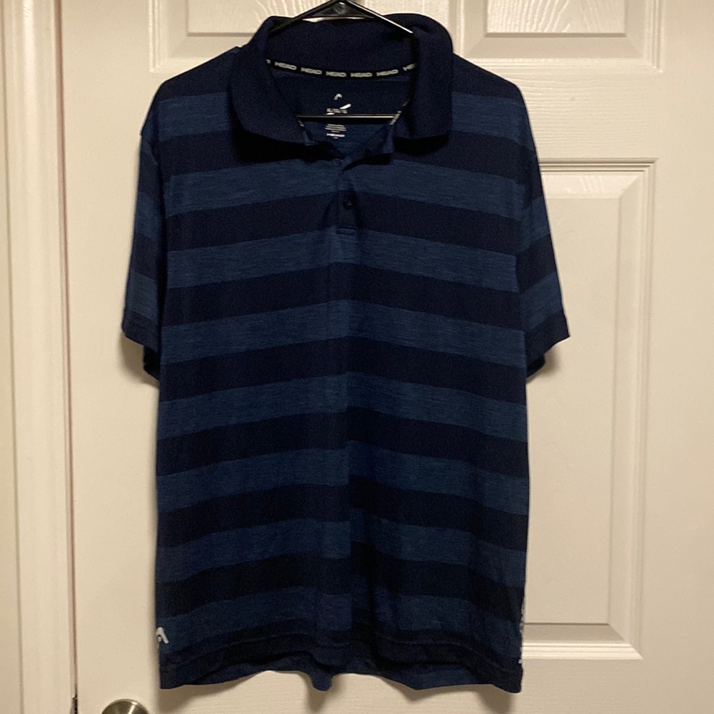 MENS BLUE GOLF SHIRT